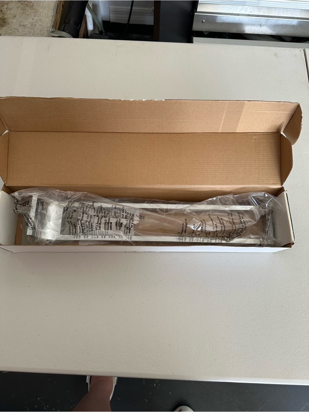 NWT Kohler Stainless Steel Towel Bar in Box - Silver